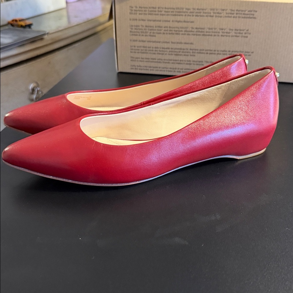 Cole Haan Women's Vibrant Red Flats - Picture 2 of 5